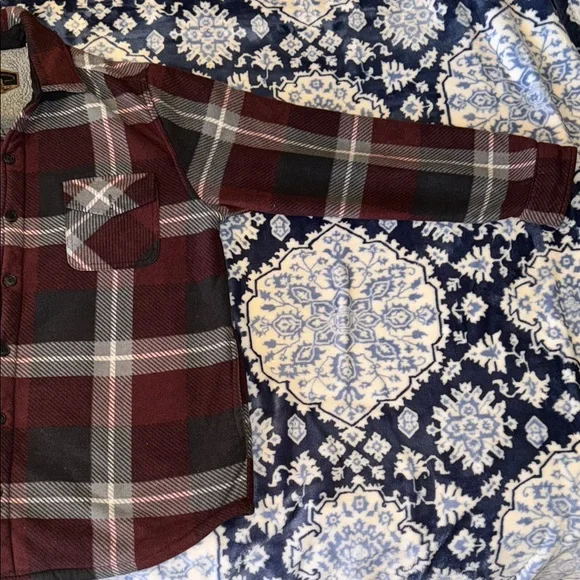 Men's or Women’s Plaid Bomber Jacket in preloved but New Condition. Men’s Large. - Picture 8 of 14